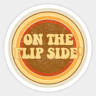 On the flip side! Sticker